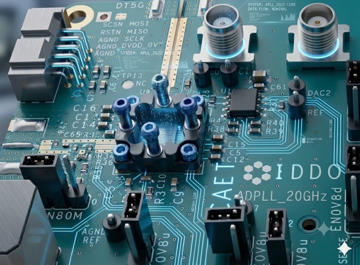 IDDO ADPLL 20GHz evaluation board